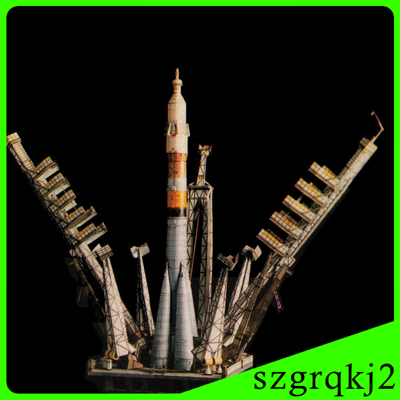 Newest 1:80 Scale Russian Soyuz Carrier Rocket and Launch Pad to Build 3D Model Kit