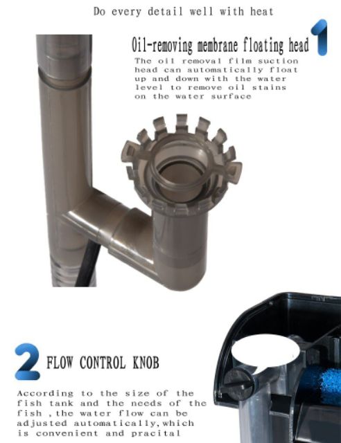 Lọc thác Sobo 303H, 606H cho bể cá cảnh