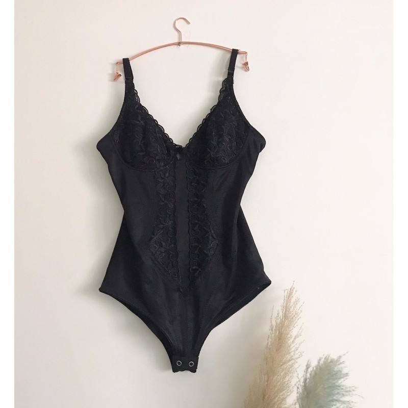 Áo bodysuit đen 2hand