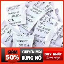 [Hot] Gói Hút Ẩm Silicagel 500 gram loại túi 1/2/3/4/5/10/20/50/100/200/500gr - hạt hút ẩm,quần áo, thực phẩm, giày dép