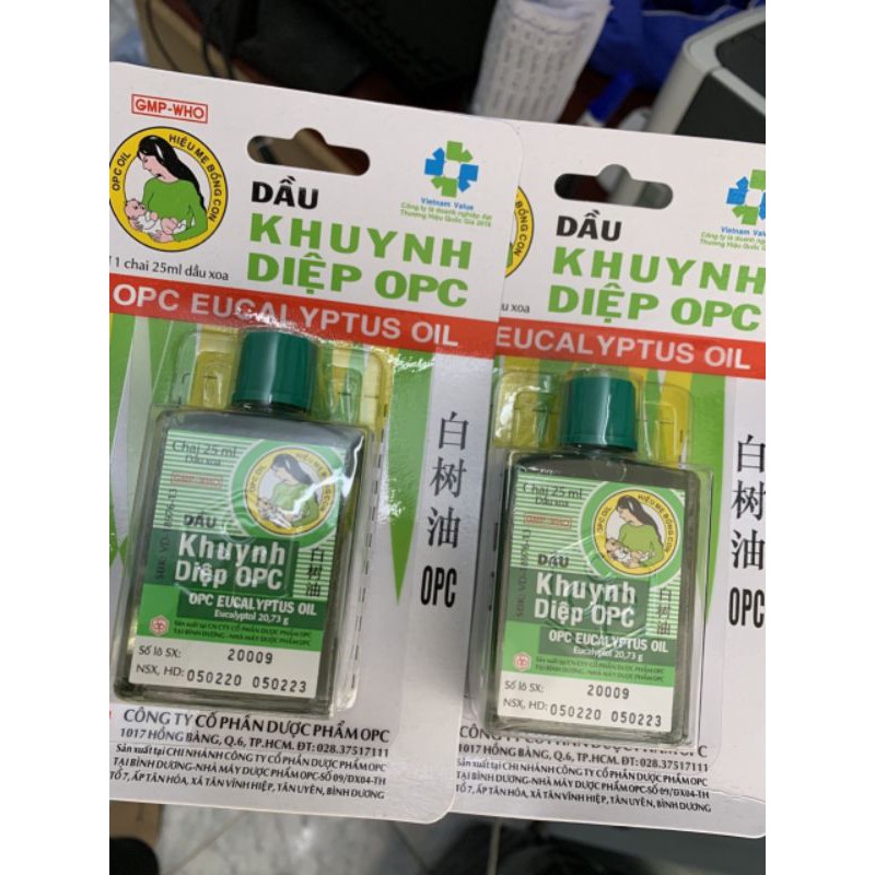 Dầu khuynh diệp opc