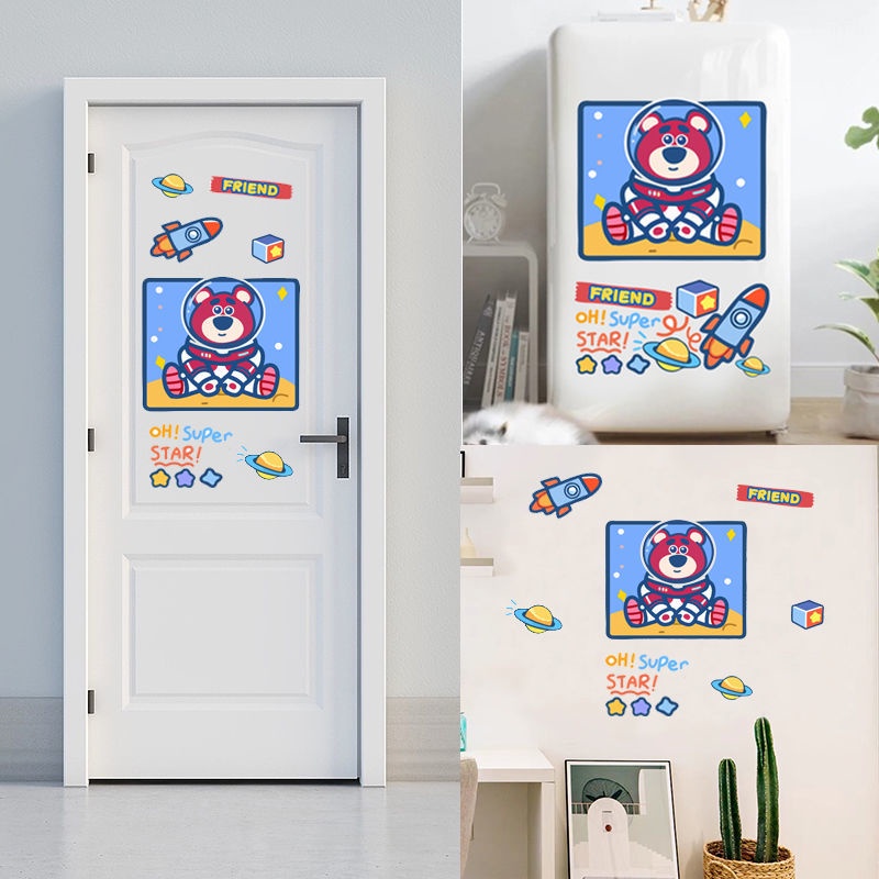 Miếng Dán Tường Họa Tiết Hoạt Hình Câu Chuyện Đồ Chơi Dễ Thương Cho Bé