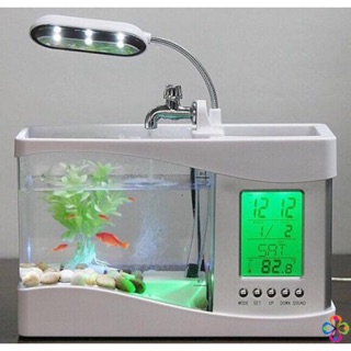 Hồ cá mini có đèn led .giao nhanh
