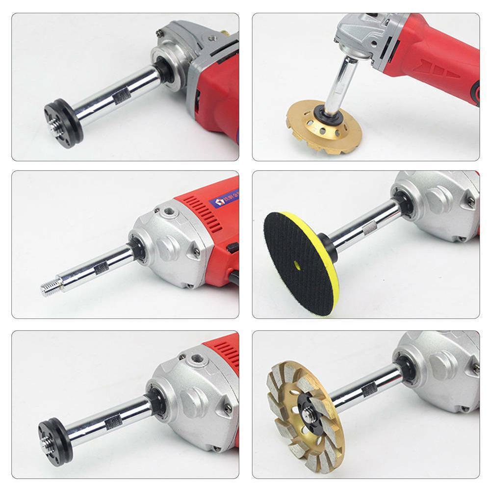 Thanh Nối Dài Máy Mài Góc Bằng Thép Không Gỉ 75Mm 100Mm - nối dài máy mài trục M10 ra M10