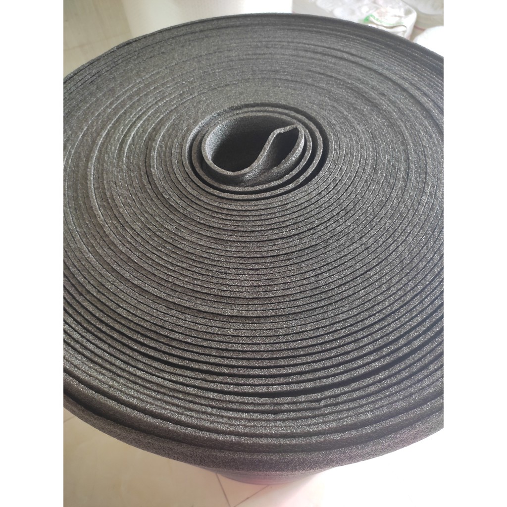 Mút PE Foam Màu Đen Dày 5mm/ly Bọc, Lót, Gói Hàng