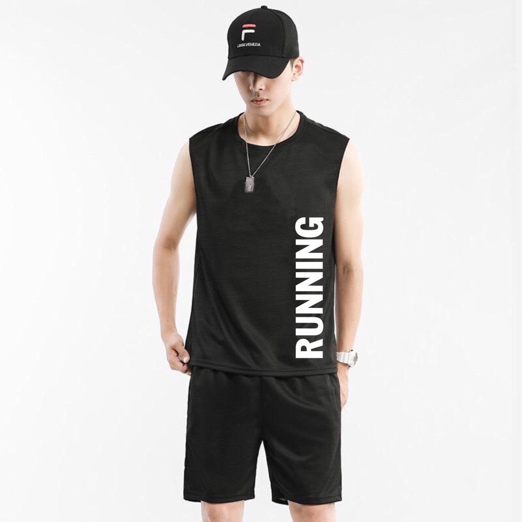 Áo ba lỗ nam Urano , Áo tanktop sát nách nam RUNNING