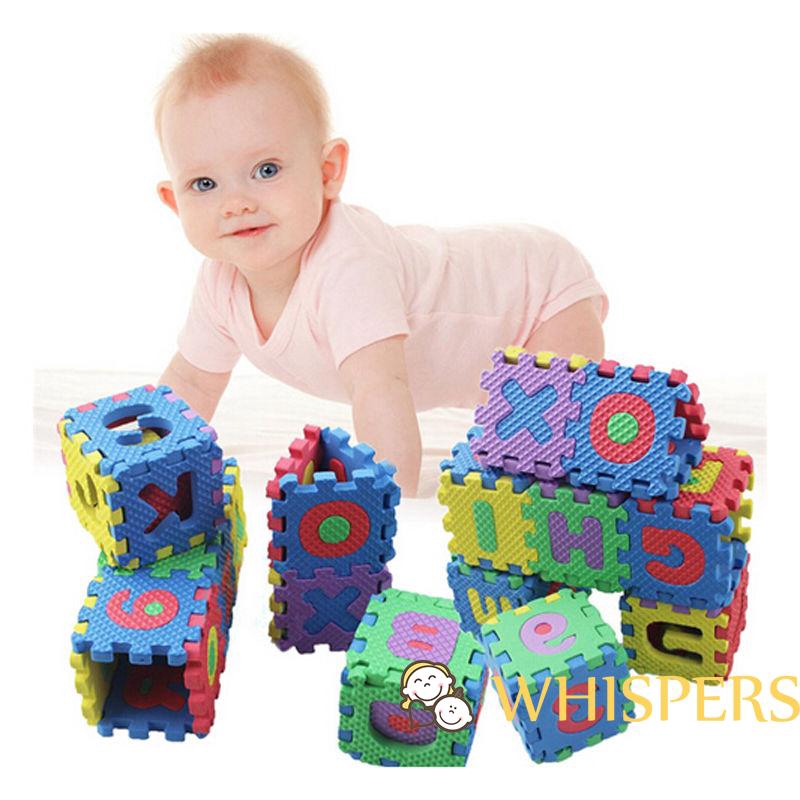 Set 36 Thảm Xốp Ghép Chữ Cái Cho Bé