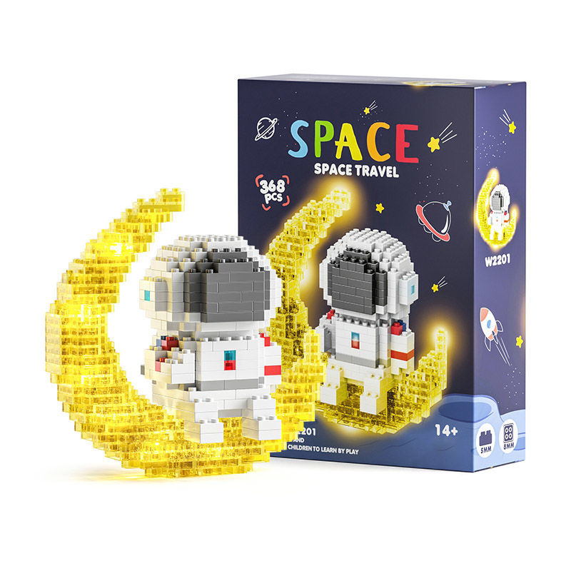 LEGO đồ chơi trẻ em Lắp Ráp Mô Hình Nhà Du Hành Vũ Trụ 3d N4Ca Cho Bé