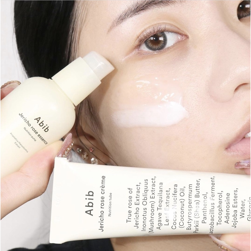 Serum và Kem Dưỡng Ẩm Chiết Xuất Cây Hồi Sinh Abib Jericho Rose Nutrition