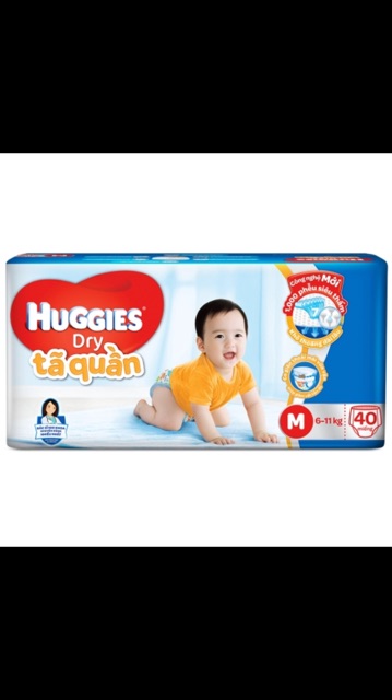 Tã quần Huggies size M/40; L/36; XL/32; XXL/28