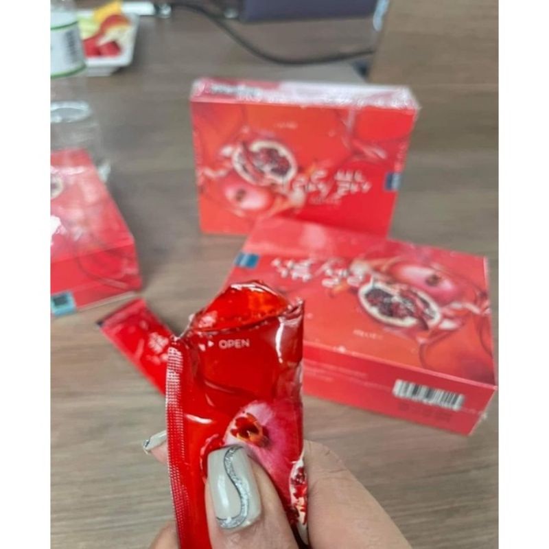 [CHÍNH HÃNG] THẠCH LỰU GIẢM CÂN MATXICORP hộp 14 thanh 20g