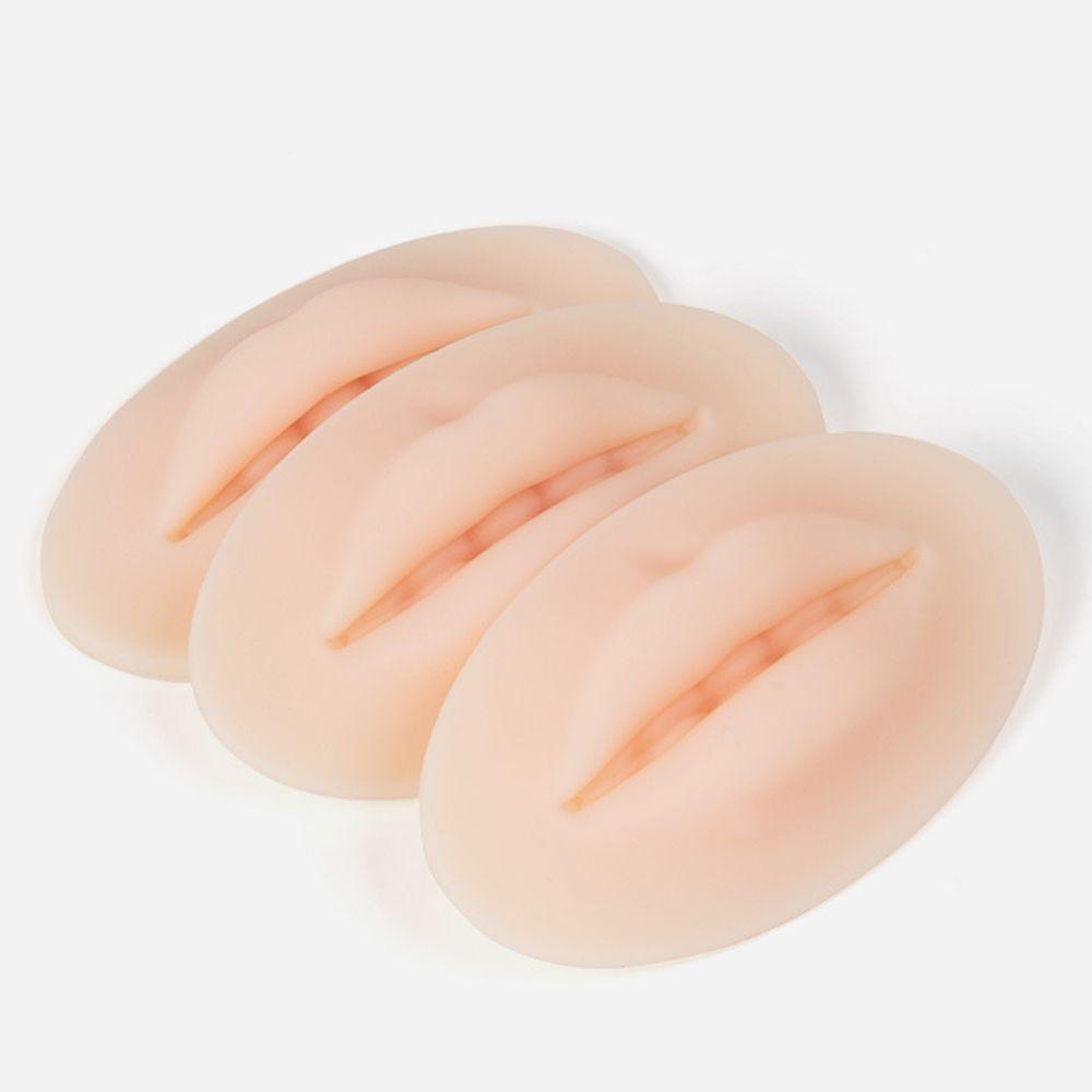 IVORY Khuôn Trang Điểm Môi 3D Bằng Silicone Mềm Cho Người Mới Bắt Đầu