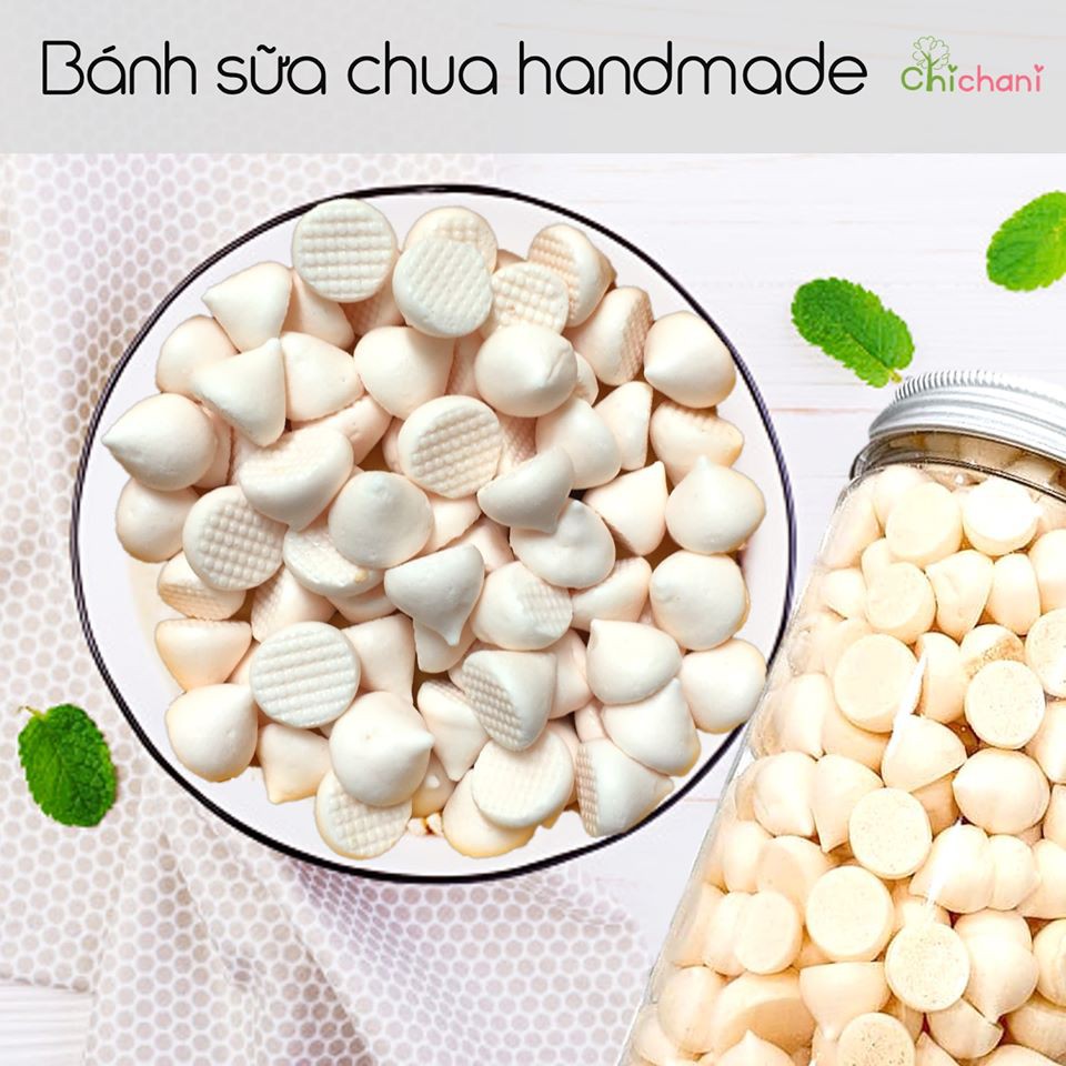 Bánh ăn dặm handmade sữa chua dinh dưỡng cho bé trên 6m+ - HSD 3 tháng