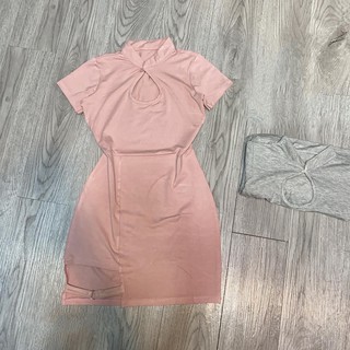 Đầm body cổ Tàu
