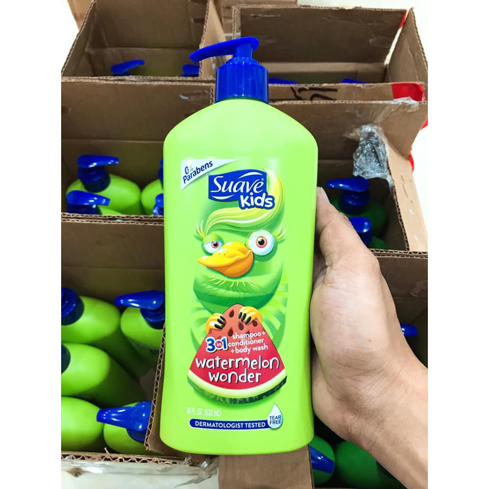 (532ml) Sữa Tắm Gội Và Xả Cho Trẻ Em Suave Kids Của Mỹ | BigBuy360 - bigbuy360.vn