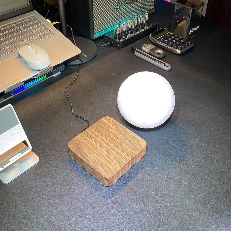 Quả Cầu Mặt Trăng Bay Lơ Lửng Đèn Trang Trí Phòng Làm Việc Phòng Ngủ Phòng khách