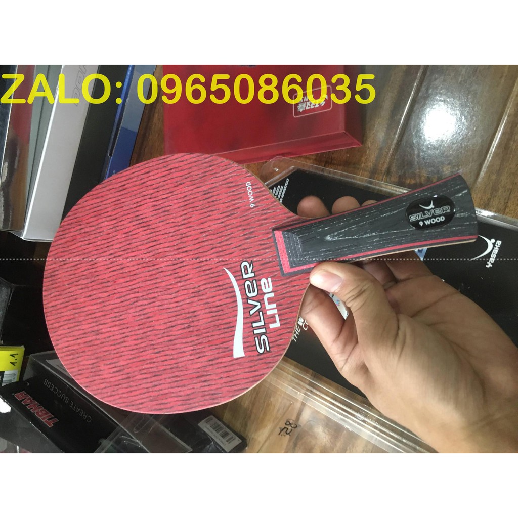 CỐT VỢT BÓNG BÀN YASAKA SILVER 9 WOOD SẢN XUẤT TẠI THỤY ĐIỂN TẶNG KÈM VIỀN STIGA