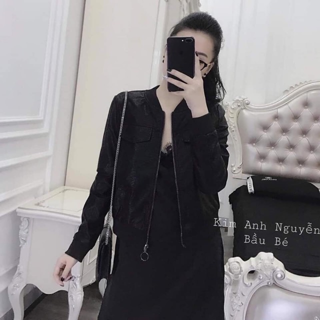 Áo dạ bomber ( ảnh thật cuối )