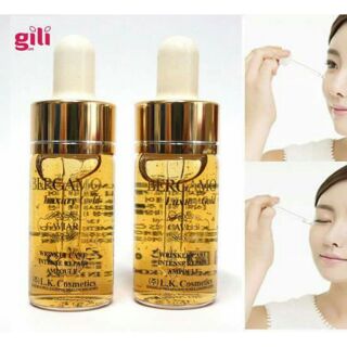 👉👉Tinh Chất Dưỡng Trắng Và Tái Tạo Da Bergamo Luxury Gold Collagen & Caviar