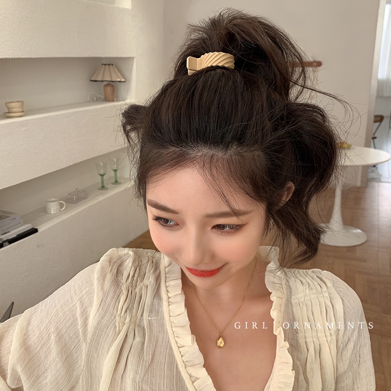 Kẹp Tóc Đuôi Ngựa Cỡ Nhỏ Phong Cách Hàn Quốc Thời Trang Cho Nữ