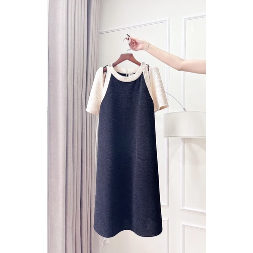 ĐẦM KHOÉT VAI MIX MÀU - BIMI