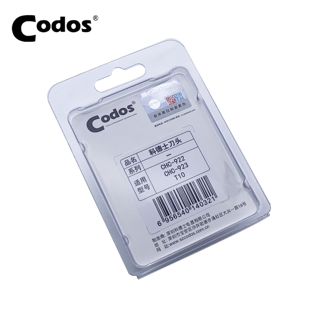 Lưỡi Tông Đơ Cắt Tóc Codos T10, CHC-922 ,CHC-923 Lưỡi Phủ TiTan Sắc Bén