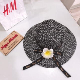 (gói hộp carton)Mũ cói đi biển mix nơ nhiều mẫu mã