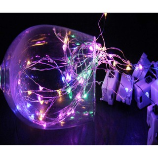 Dây đèn led 50cm dùng pin 3 chế độ sáng