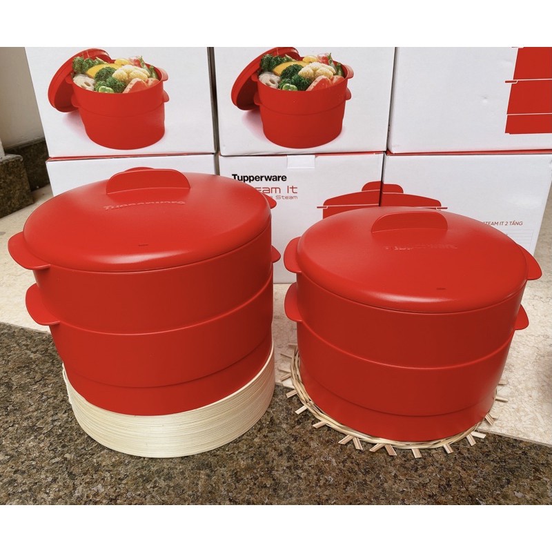 Xửng hấp 1 2 3 tầng steam it Tupperware