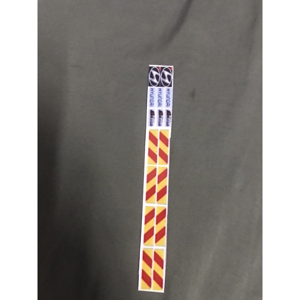 Tem dán xe tải mô hình 1/24