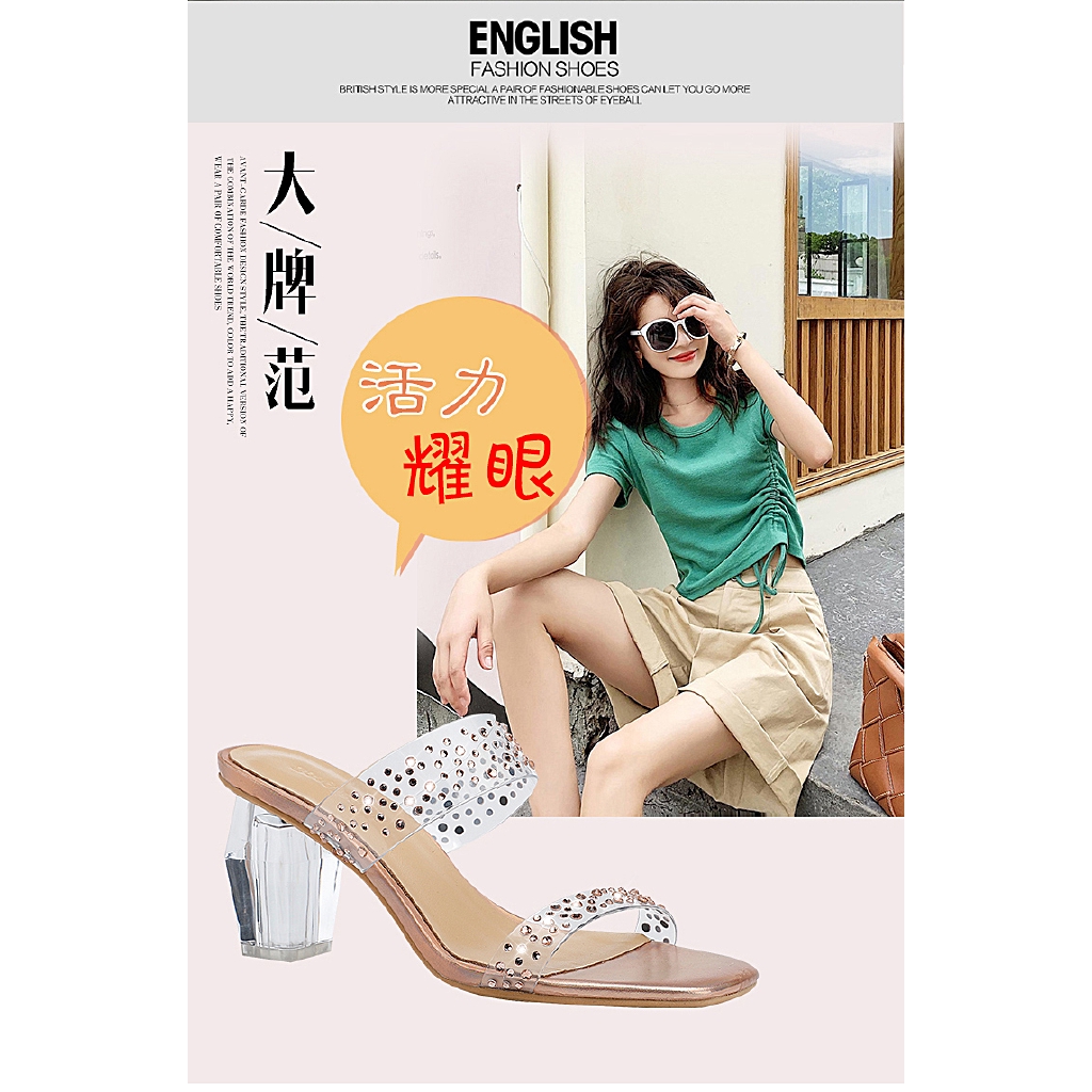 Dép Cao Gót Đính Đá Thời Trang 2020 Dành Cho Nữ | BigBuy360 - bigbuy360.vn