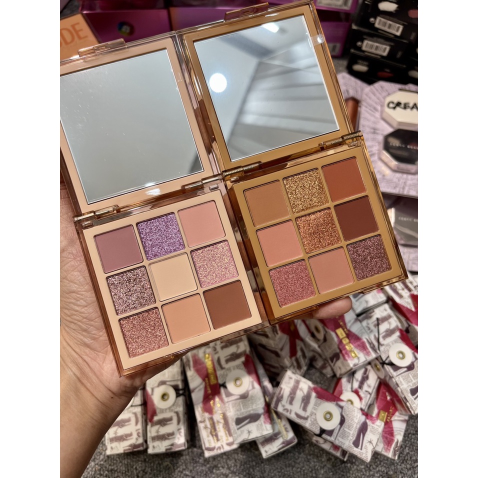 BẢNG MẮT 9 Ô HUDA BEAUTY NUDE LIGHT – MEDIUM EYE SHADOW PALETTE