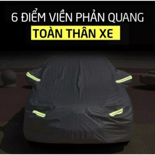 Bạt che xe ô tô 3 lớp tráng nhôm cao cấp,bạt phủ xe hơi,bạt che ô tô 4- 7 chỗ