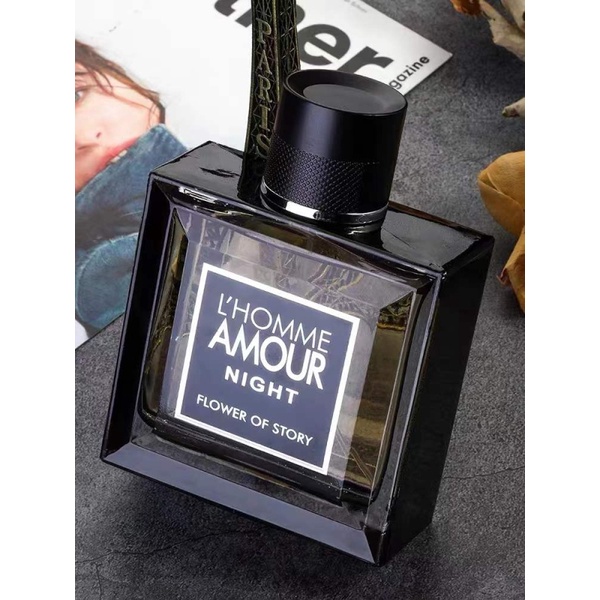 Nước Hoa Nam Cao Cấp  L’HOMME AMOUR NIGHT Hương Thơm Nhẹ Lôi Cuốn Chai 100ml - Barlow Store