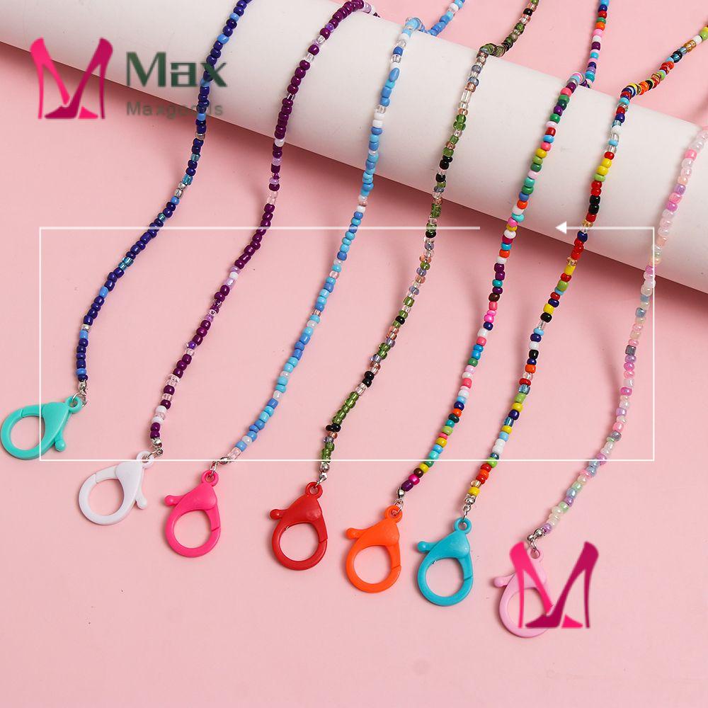 Dây Đeo Cổ Đính Hạt Acrylic Nhiều Màu Thời Trang Bảo Vệ Cho Bé