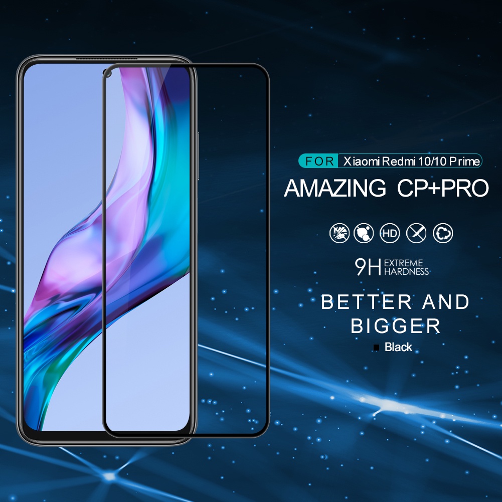 Kính Cường Lực 9H Nillkin Bảo Vệ Toàn Màn Hình Cho Xiaomi Redmi 10 / 10 Prime / Redmi 10 2022