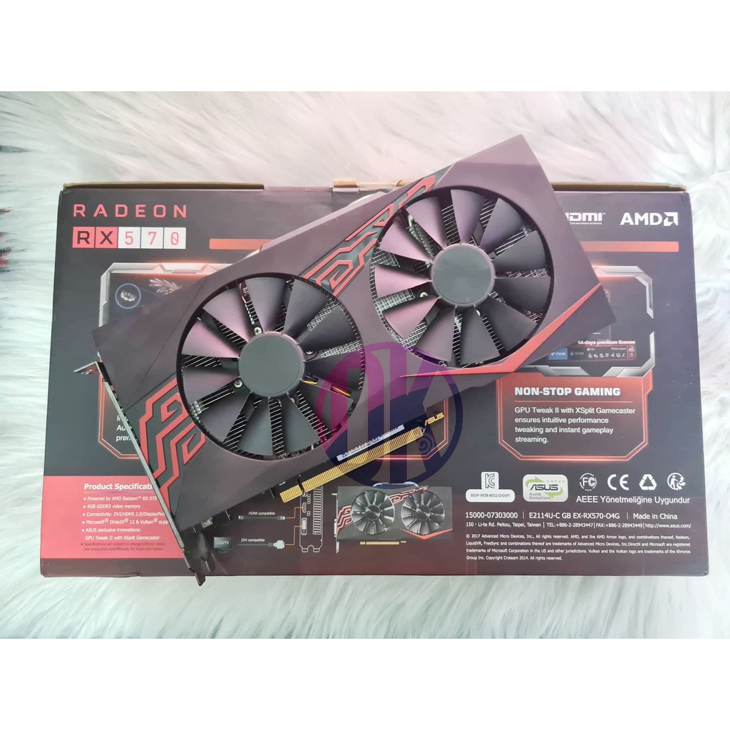 VGA RX570,580 4g_Powercolor, Asus, Gigabyte, Msi, Saphire, XFX_bảo hàng 1 tháng