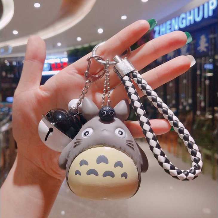 Móc khóa nhân vật hoạt hình Totoro người hàng xóm của tôi treo balo xe máy móc khóa quà tặng lưu niệm đáng yêu