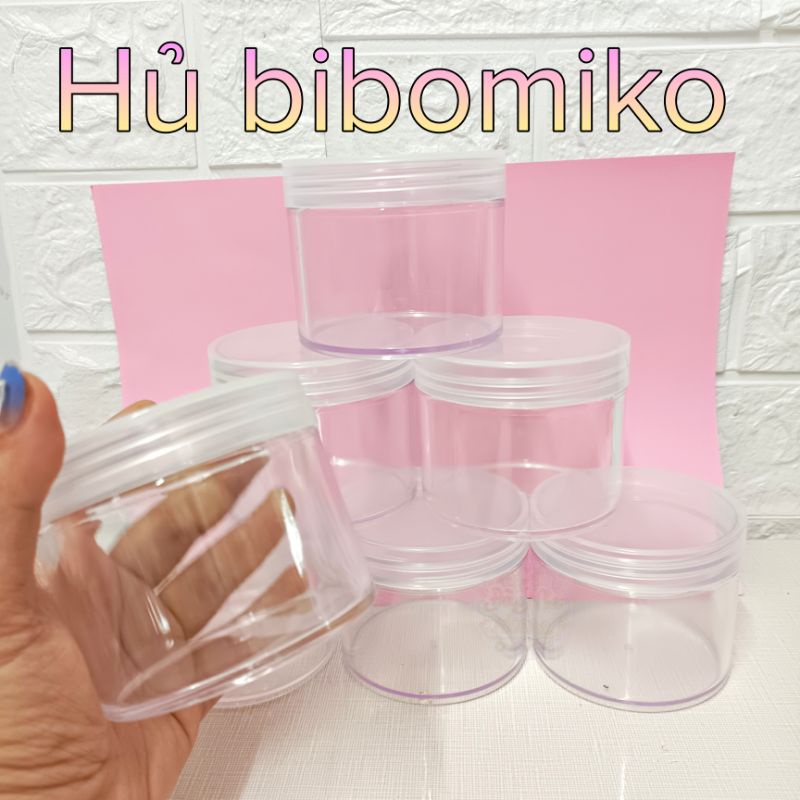 HỦ BIBOMIKO MICA/Hủ số 7 nắp trong đưng slime hoặc thực phẩm
