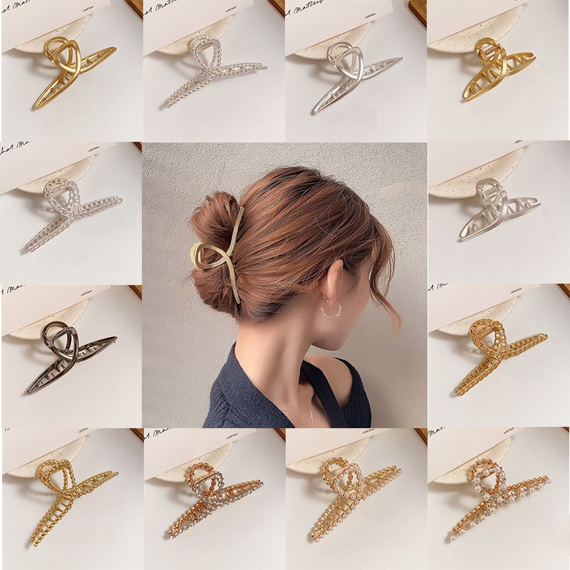Kẹp Tóc Kim Loại Kiểu Dáng Sáng Tạo Thời Trang Cho Nữ