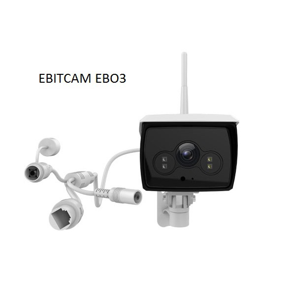 Camera IP WIFI Ngoài trời EBITCAM EBO3 bảo hành 2 năm