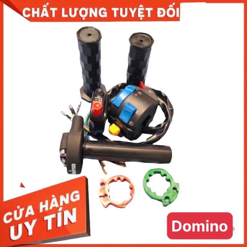 Combo cùm tăng domino + cùm FZ + bao tay daytona gắn sirius wave dream ex cub rai win,..