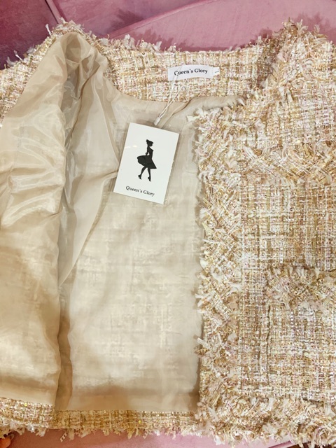 Áo khoác dạ tweed