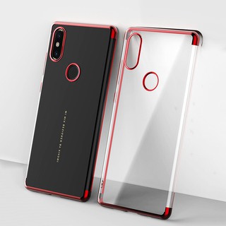 Ốp lưng silicon mềm trong suốt cho Xiaomi Mi Mix 2 3 Redmi Note 7