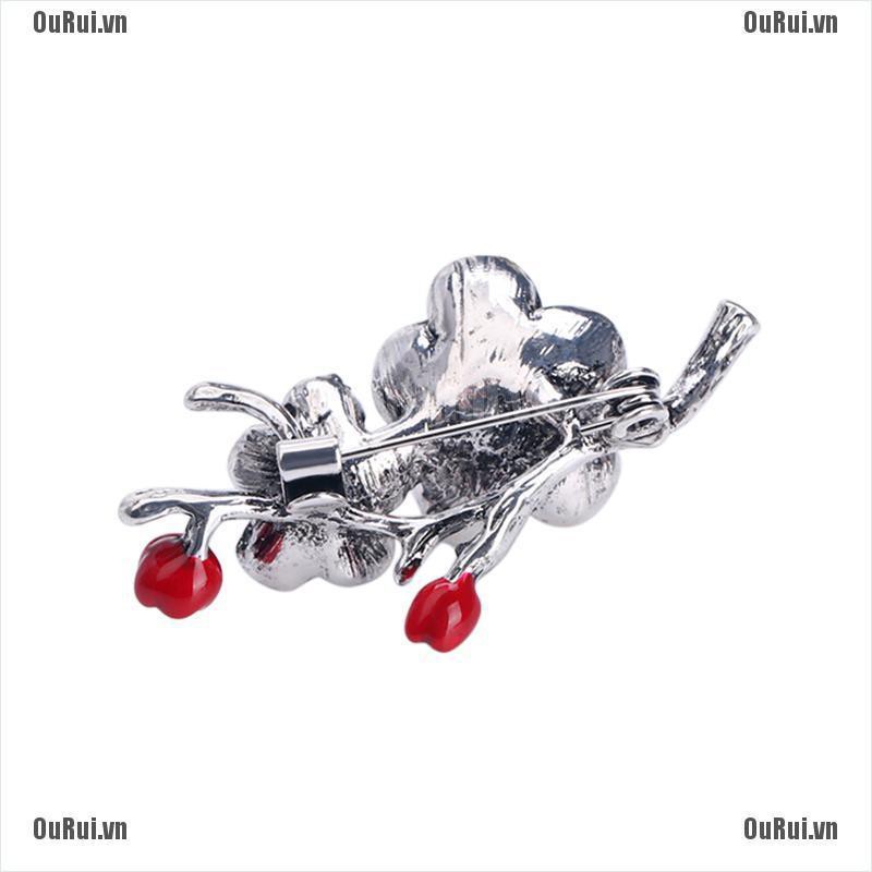 Ghim Cài Áo Hình Hoa Đính Ngọc Trai Nhân Tạo Thời Trang