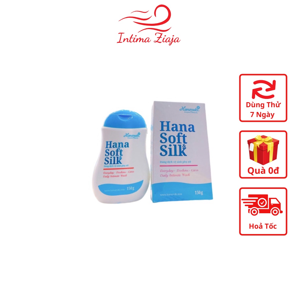 Dung Dịch Vệ Sinh Phụ Nữ Hana Soft Silk Giúp Vùng Kín, Sạch Thơm, Quyến Rũ - DDVS Hanayuki