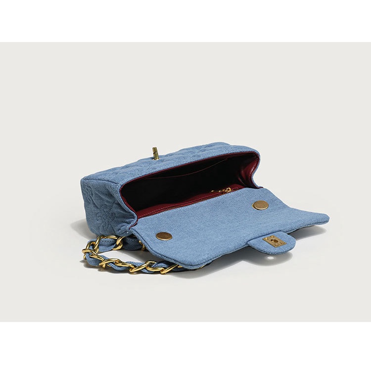 Túi Xách Denim Thêu Họa Tiết Thời Trang Mới 2022 Cho Nữ