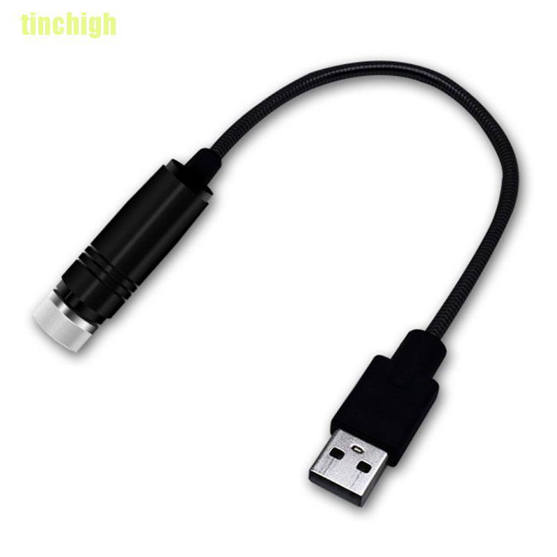 Đèn Led Gắn Trần Xe Hơi Họa Tiết Bầu Trời Đầy Sao Sạc USB Tiện Dụng
