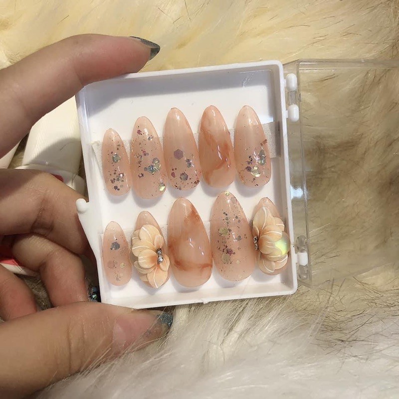 [Nailbox] Móng úp sẵn thiết kế mẫu nhẹ nhàng