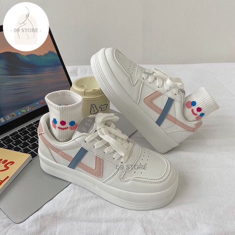 [ ORDER ] Giày thể thao sneakers ari trắng logo fade out độc đáo